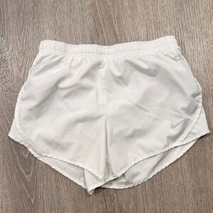 Nike Kids White Athletic Shorts